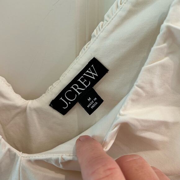 J. Crew Ruched V-Neck Top Size Medium - Picture 5 of 10